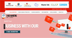Desktop Screenshot of emailmarketingsrilanka.com