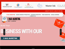 Tablet Screenshot of emailmarketingsrilanka.com